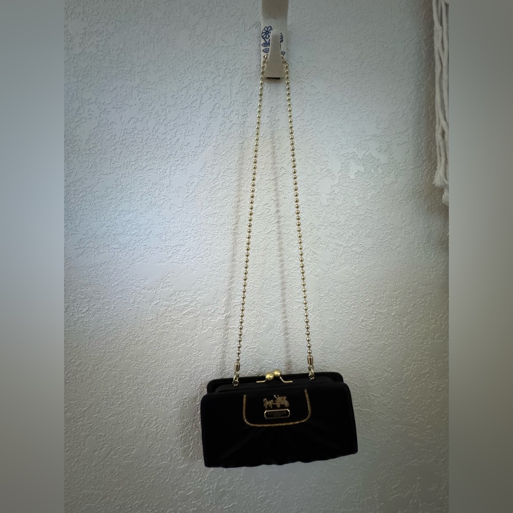Coach evening bag clutch